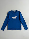 Puma Navy Blue Marbled Logo Sweatshirt (M)