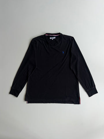 S. Polo Assn. Black Long Sleeve T-Shirt (L)