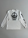 Nike White “Peace” Graphic Long Sleeve T-Shirt (L)