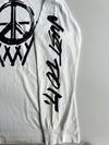 Nike White “Peace” Graphic Long Sleeve T-Shirt (L)