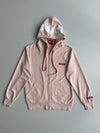 Supreme Blush Pink Zip-Up Hoodie – “The Super Supreme” (S/M)