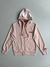 Supreme Blush Pink Zip-Up Hoodie – “The Super Supreme” (S/M)
