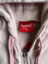 Supreme Blush Pink Zip-Up Hoodie – “The Super Supreme” (S/M)