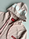 Supreme Blush Pink Zip-Up Hoodie – “The Super Supreme” (S/M)