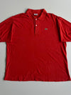 Vintage Lacoste Faded Red Pique Polo (3XL)