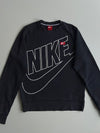 Nike Black Big Logo Crewneck Sweats (M)