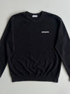 Patagonia Black Logo Crewneck Sweatshirt (M)
