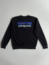 Patagonia Black Logo Crewneck Sweatshirt (M)