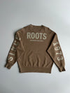 Roots Canada Taupe Brown Beaver Logo (M)