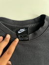 Nike Black Embroidered Swoosh Crewneck (M)