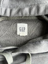GAP Grey Plaid Arch Logo Pullover Hoodie (L)