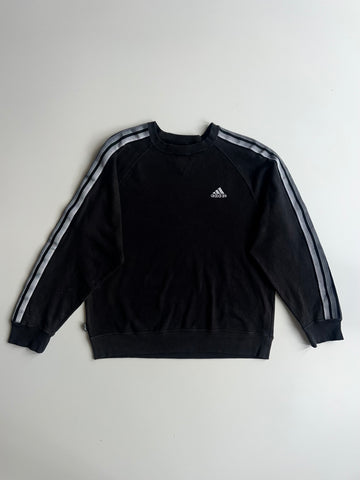 Adidas 3-Stripes Vintage Crewneck Sweatshirt (L)