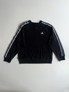Adidas 3-Stripes Vintage Crewneck Sweatshirt (L)