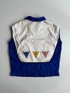 Dainese Eddie Lawson Replica Moto Vest – Blue/White Racing Gilet (XL)