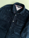 Tommy Hilfiger Corduroy Overshirt – Navy Blue Workwear Shacket (M)