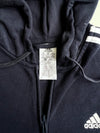 Adidas 3-Stripes Zip-Up Hoodie – Black,  (M)