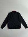 Fila Track Jacket – Black w/ Red-White Tipped Collar (S)