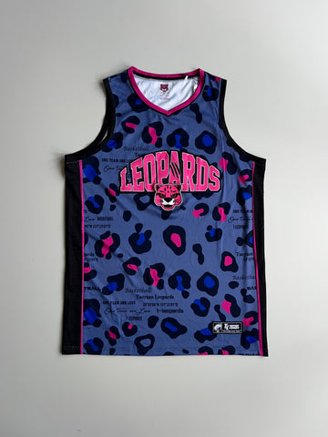 Taoyuan Leopards Basketball Jersey – Leopard Print Mesh (XL)