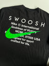 Nike Double Swoosh Graphic T-Shirt – Black, Oversized Fit (2XL)