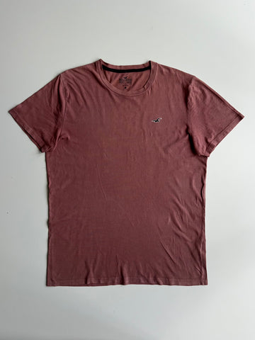 Hollister Must-Have Collection Basic Tee – Mauve/Maroon(L)