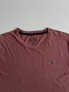 Hollister Must-Have Collection Basic Tee – Mauve/Maroon(L)