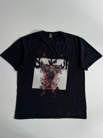Slipknot Skull Graphic Band T-Shirt – Black, Gildan(XL)