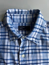 Gap Blue Check Short Sleeve Casual Shirt (S)