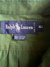 Ralph Lauren Green Cotton Button-Down Shirt (XL)
