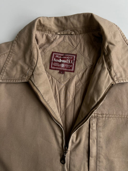 Aero Drome USA Vintage Harrington Jacket – Khaki (XL)