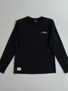 National Geographic Logo Long Sleeve Tee – Black (Small)