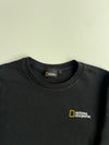 National Geographic Logo Long Sleeve Tee – Black (Small)