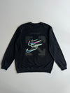 Off-White x Nike Swoosh Print Sweatshirt – Black (L)
