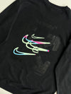 Off-White x Nike Swoosh Print Sweatshirt – Black (L)