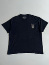 Vintage Graphic Skull Tee “Duello Perpetuo” - Black - Size 3XL