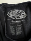 Vintage Graphic Skull Tee “Duello Perpetuo” - Black - Size 3XL