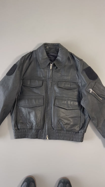 ZUltra Premium (RARE) Original Leather Jacket (Double zip tech) (S/M)