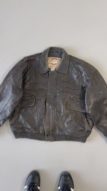 ZSuper Premium (RARE) Heavy Original Leather Jacket (SUPER PREMIUM) (XL/2XL)