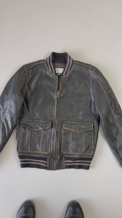ZSuper Premium Marc N.Y Original Leather Jacket (Ultra Rare) (M)