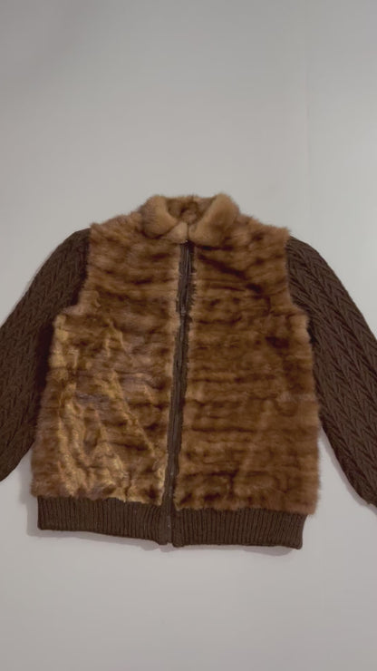 ZHigh-quality faux fur Jacket (L)