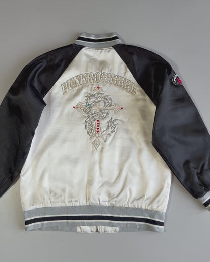 !      Skull Embroidered RARE Japnese Sukajan Jacket (S/M)