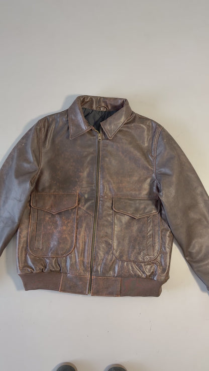 !                                                                                                                                                                                           A1 Brand New Ultra Premium Genuine Pure Leather Vintage Leather (L)