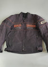 Harley-Davidson Racing “Screamin’ Eagle” 2-in-1 Moto Jacket Removable Liner embroidered Textile RidingJacket (M/L)