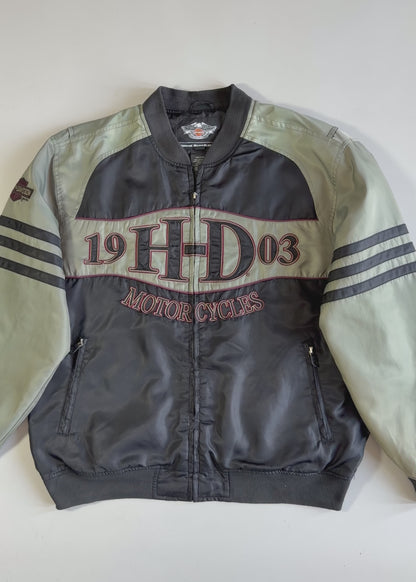 !        Vintage Harley-Davidson 1903 Legendary Motorcycles Bomber Jacket (XL/2XL)