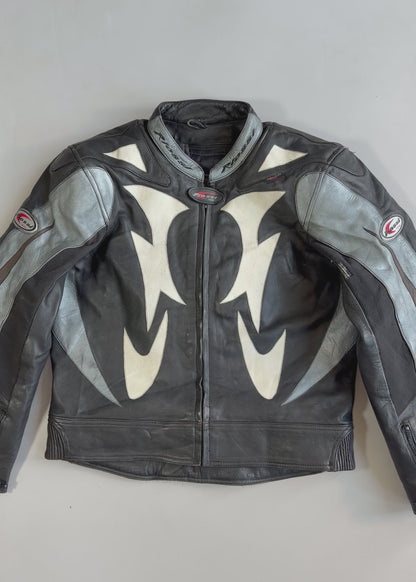 ZVintage Riossi Pure Leather Racing Jacket | Heavily Padded RARE (M/L)