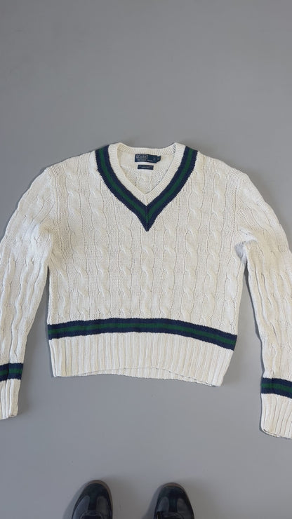 !                                                                                                                                                                           *Ralph*Lauren* Original (Hand Knit) (super premium) Pullover 55%Linen45%Cotton (XL)