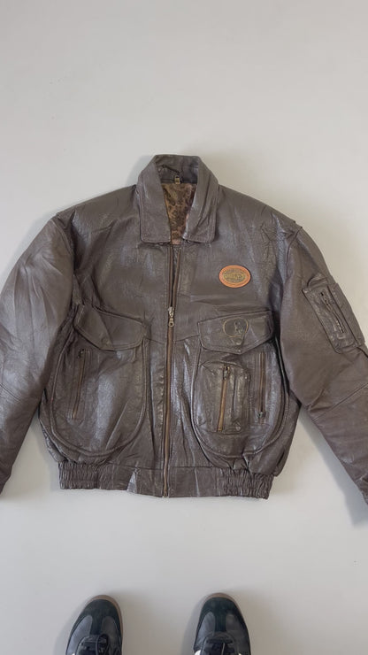 !                                                                                                                                                                                                                Ultra Premium RARE Original Leather Jacket (L)