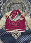 ZVintage Reversible Japanese Sukajan Koi Fish Bomber | Fully Embroidered RARE (M)