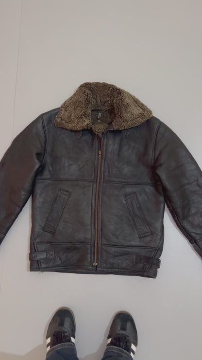 ZSuper Rare Leather Jacket | Fur inside (L)