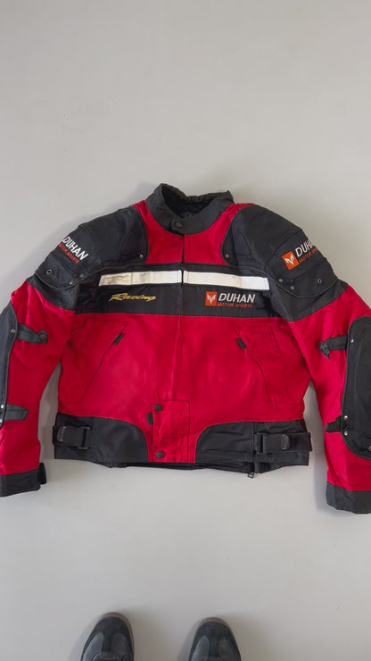 !                                                                                                                                                                                                               Duhan Original Racing Jacket (M) (PADDED)