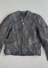 ZUltra Premium First Gear Original Pure Heavy Leather Jacket Heavily Padded (RARE) (M)